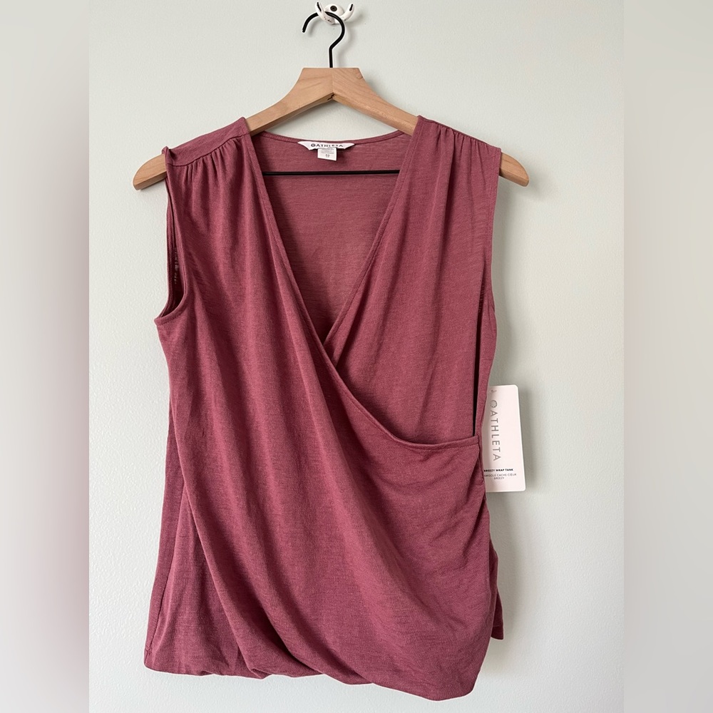 Athleta XS Breezy Wrap Tank NWT